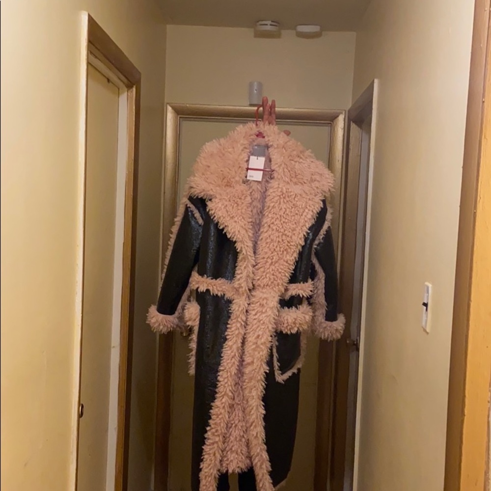 Asos shearling teddy coat